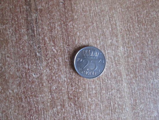 25 центов 1978 года.Нидерланды.
