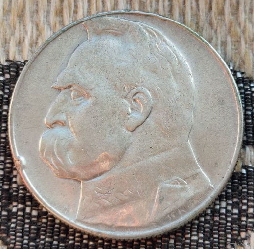 Польша 10 злотых 1937 года. Юзеф Пилсудский. Сторгуй за свою цену, предложи обмен! Y110