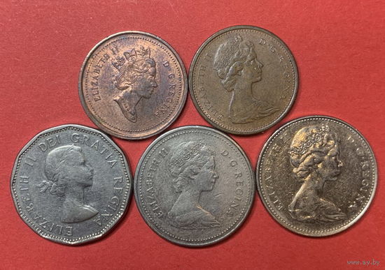 Канада 5 разных монет