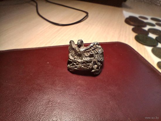 Старый перстень Орел на мото