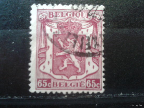Бельгия 1945 Госгерб  65 сантимов