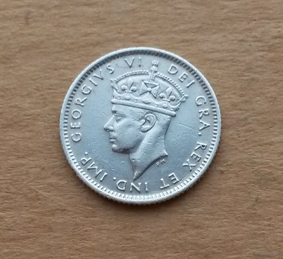 Ньюфаундленд, 10 центов 1941 г., серебро 0.925, Георг VI (1936-1952)