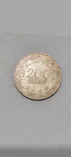 Колумбия 200 песос 2016