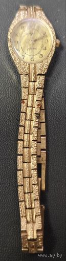 Часы луч с браслетом. СССР. Позолоченные?