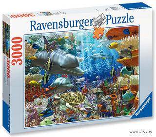 Ravensburger(Германия) Паззл 3000 Подводный мир  элементов+коврик для сборки паззлов