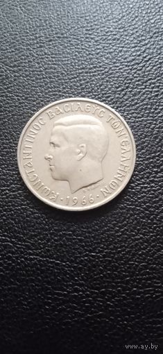 Греция 2 драхмы 1966 г. - КОРОЛЬ КОНСТАНТИН II