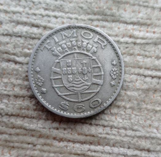 Werty71 Португальский Тимор 60 сентаво 1958