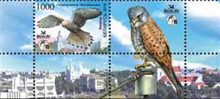 Марка "Обыкновенная пустельга + купон"