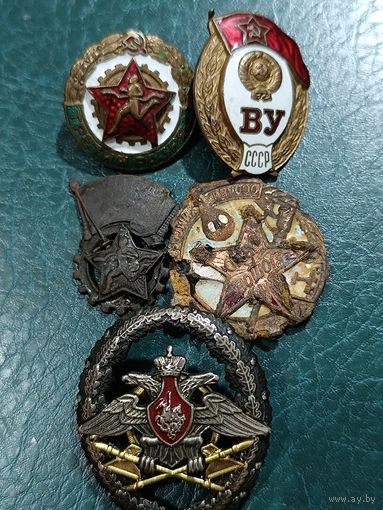 Значки ссср 5шт