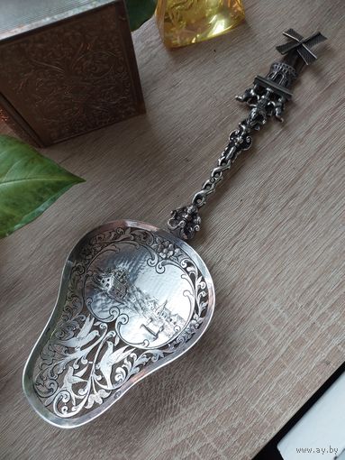 СЕРЕБРЯНАЯ с 1 рубля  ложка ручной работы