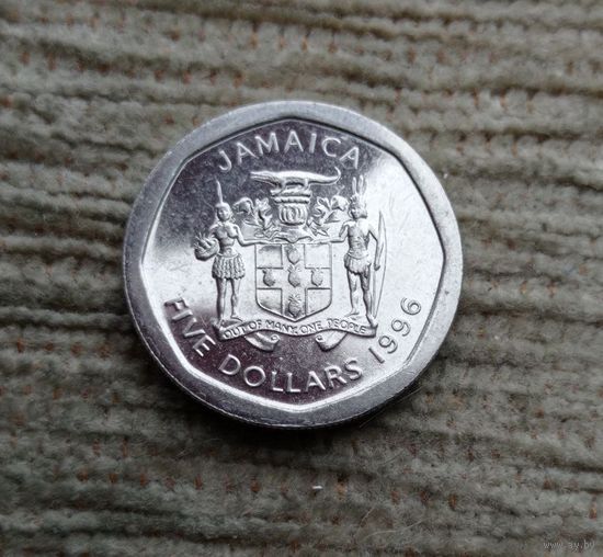 Werty71 Ямайка 5 долларов 1996