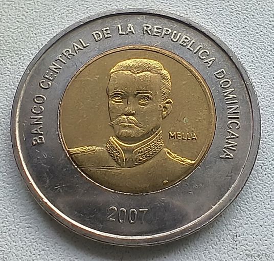 Доминикана 10 песо, 2007  3-7-11