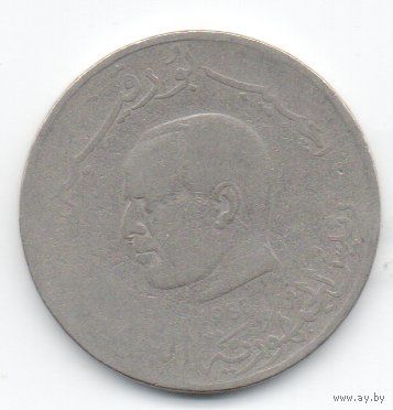 ТУНИССКАЯ РЕСПУБЛИКА 1 ДИНАР 1983