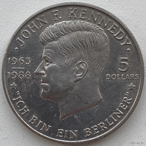 Ниуэ 5 долларов 1988 г. Джон Ф. Кеннеди