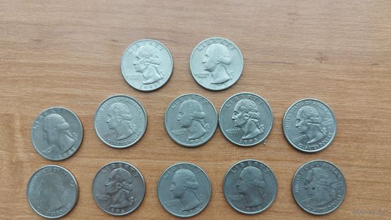 Сборный лот американских монет Либерти