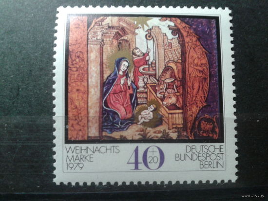 Берлин 1979 Рождество,живопись Михель-1,2 евро