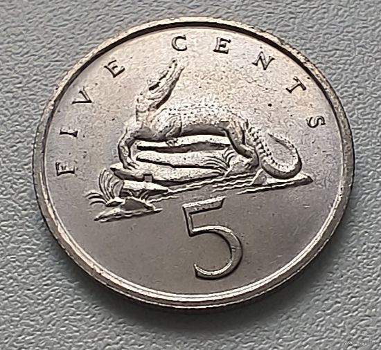 Ямайка 5 центов, 1987.  1-1-28
