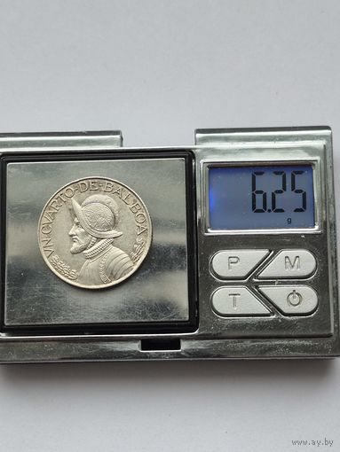 1/4 бальбоа Панама 1962 года, Республика Панама (1961 - 2019). Серебро 900 пробы. L45557.