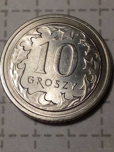 10 грошей Польша 2023 год