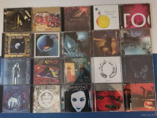 20 шт. аудио компакт-диски HEAVY METAL рок МИКС СБОРКА РАЗЛИЧНЫХ АЛЬБОМОВ 8р за диск