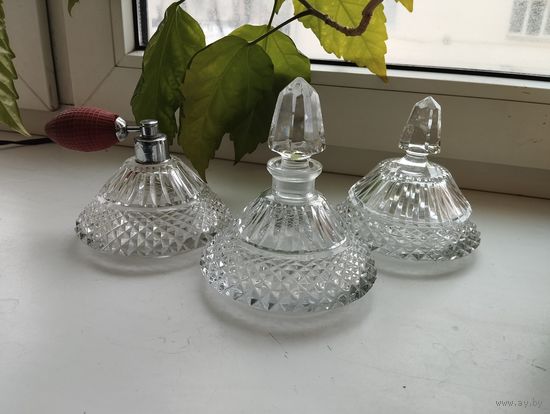 Флаконы парфюмерные Хрустальные