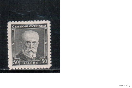 Чехословакия-1937,(Мих.379)  **  , Личности, Президент, Масарик(одиночка)