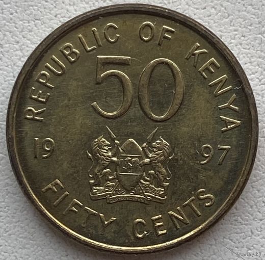Кения 50 центов 1997 г.