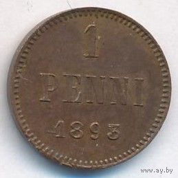 1 пенни 1893 год _состояние ХF+