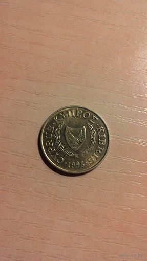 Кипр, 5 центов 1998.