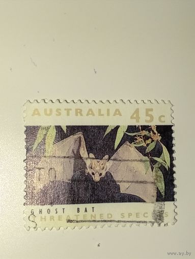 Австралия год 1992.  посвященная  Призрачный листонос