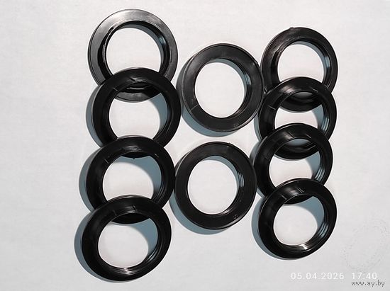 Кольцо к патрону Е27 черное 10 штук с 1 рубля