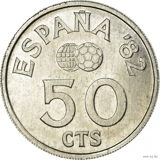 Испания 50 сентимо, 1980 UNC