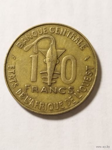 Западная Африка ВСЕАО 10 франков 1982