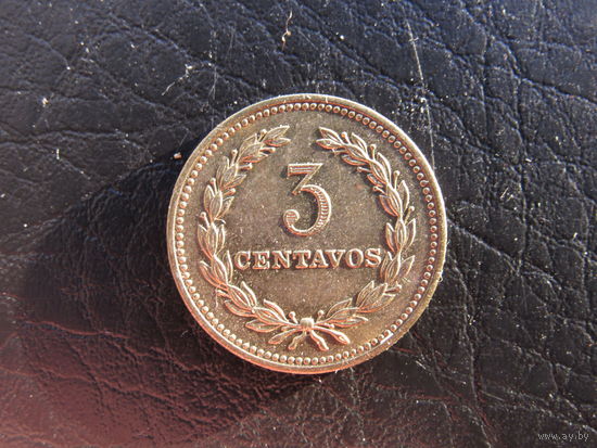 Сальвадор. 3 сентаво, 1974. С 20 копеек. Распродажа коллекции. Смотрите другие лоты.