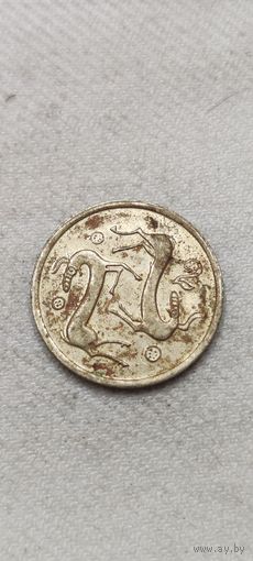 Кипр 2 цент 1985