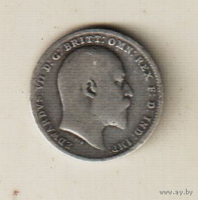 Великобритания 3 пенс 1909