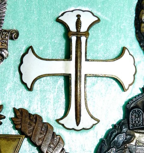 Полковой знак Лейб-гвардии Семёновского полка. Российская империя. 1917 г. Редкий.