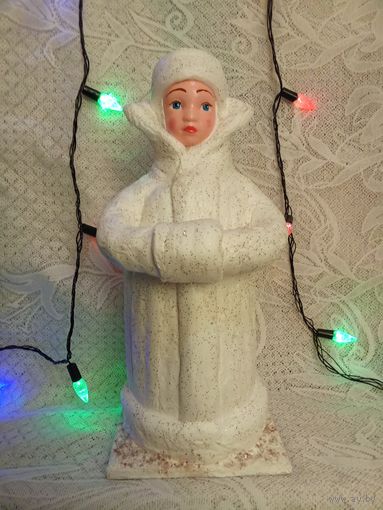 Снегурочка ватная 35 см