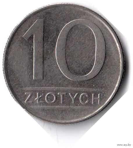 Польша. 10 злотых. 1988 г.