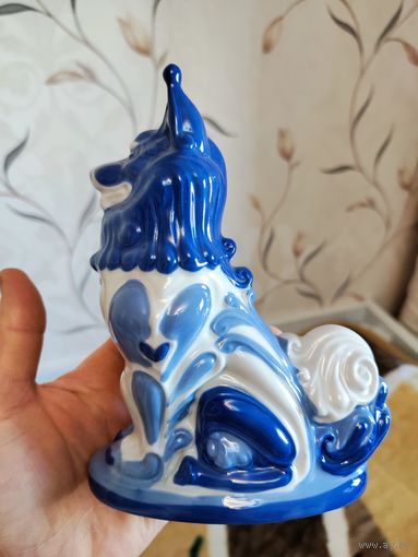 Статуэтка фарфор собака Богданов