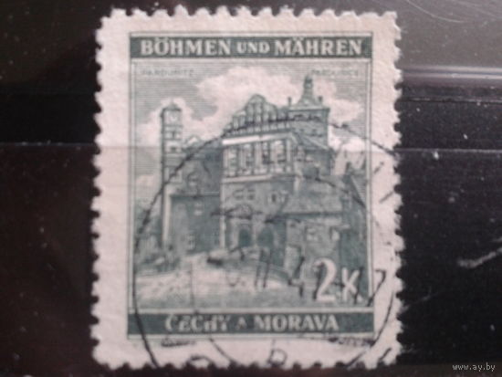 Богемия и Моравия 1940 замок в Пардубице