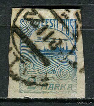 Эстония - 1920 - Таллин 2М - [Mi.17] - 1 марка. Гашеная.  (Лот 88FP)-T25P26