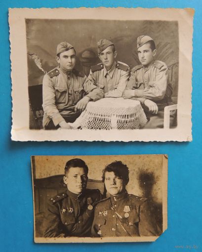 Фото "ВОВ", Пруссия, 1944-1945 гг., 2 шт.
