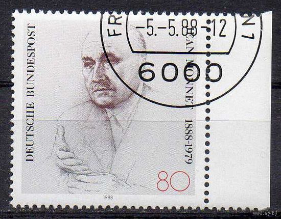 100 лет со дня рождения Жана Монне 1988 год серия из 1 марки