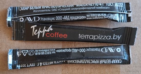 Сахар, сахарные пакетики, РБ, "ТЕРРА"