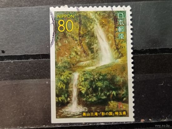 Япония, 1995. Водопад Курояма-сан-таки. Mi-1,5 евро гаш.