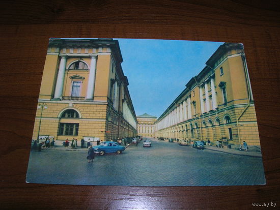 Ленинград Улица Росси 1964 год чистая