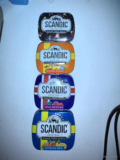 Коробочки от драже Scandic в коллекецию