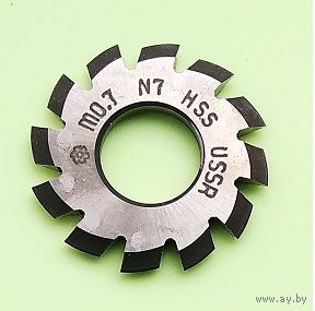 Фреза дисковая модульная m 0,7 (номер 7)