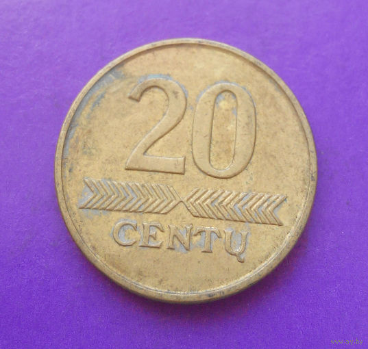 20 центов 2007 Литва #01